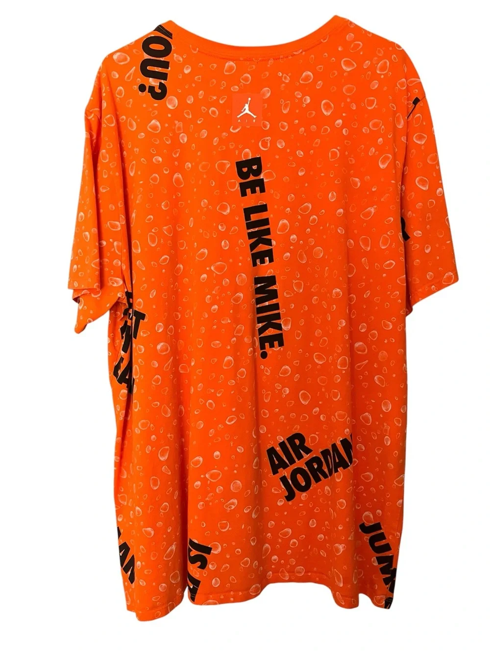 Jordan x Gatorade Be Like Mike Orange Graphic Tee 3XL AJ1165-819